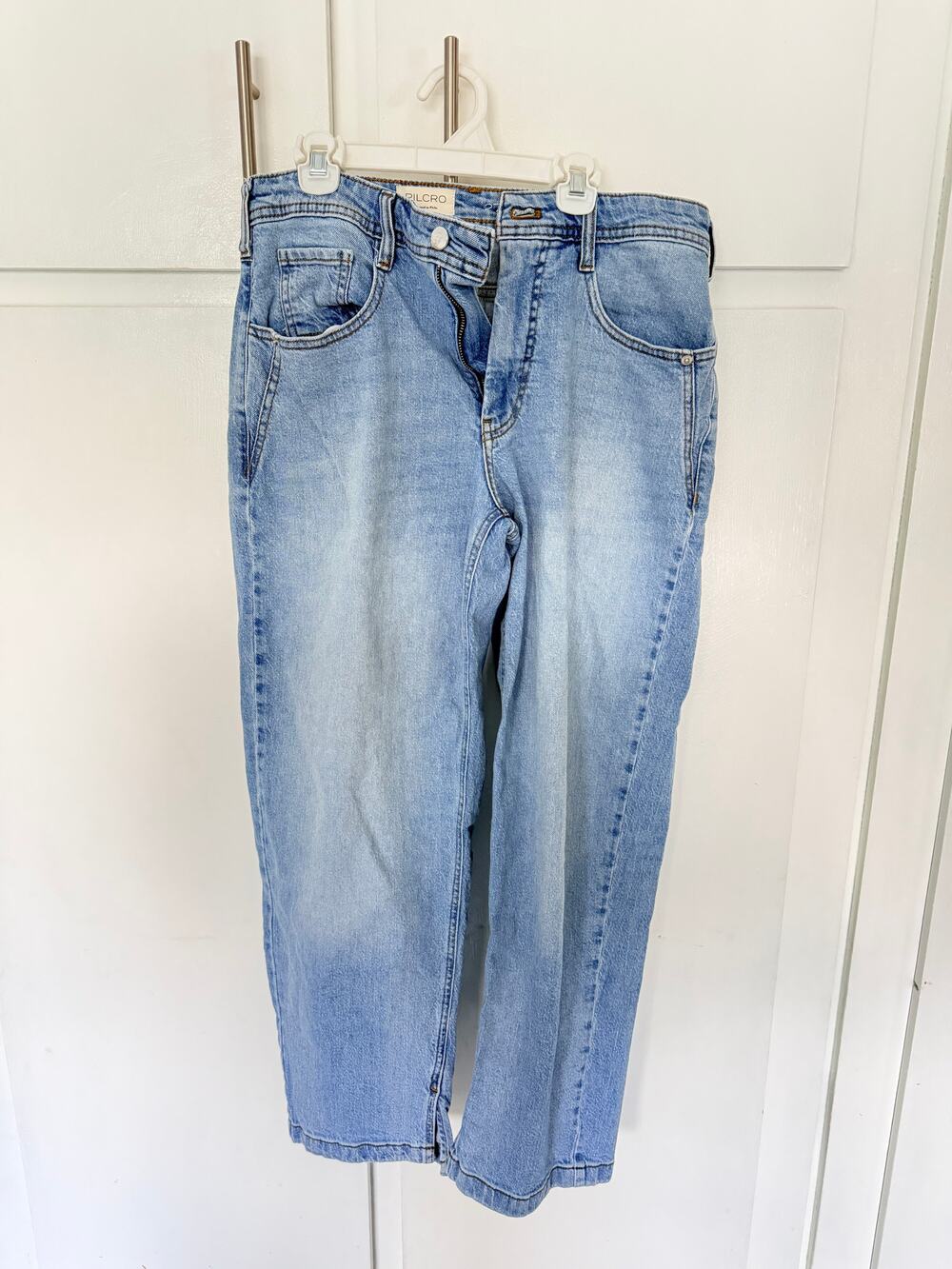 Jules Mid Rise Pilcro Anthropologie Light Wash Blue Denim Jeans Women's Size 27